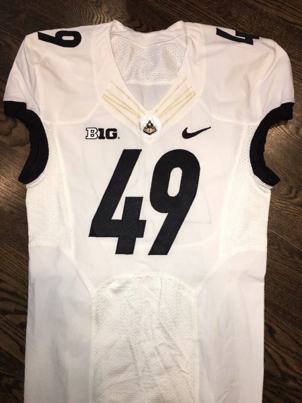 Game Worn Purdue Boilermakers Football Jersey Used Nike #49 Size 42 ...