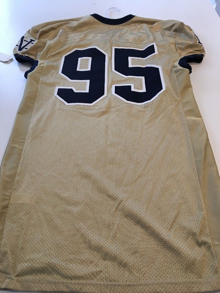 Game Worn Used Notre Dame Fighting Irish Football Jersey #95 Size 50 ...