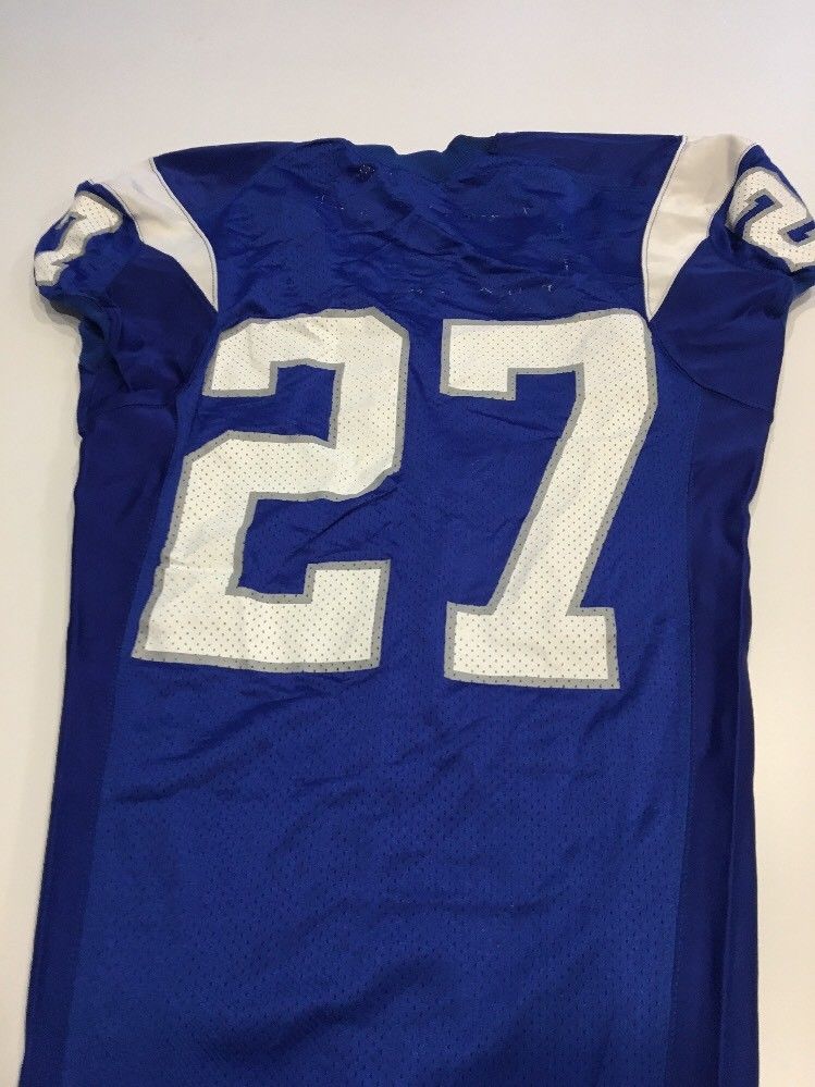 Game Worn Used Nike Middle Tennessee St Blue Raiders Football Jersey ...