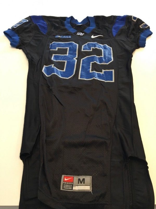 Game Worn Used Nike Middle Tennessee St Blue Raiders Football Jersey Size M #32
