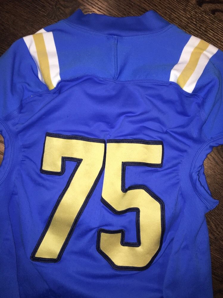 Game Worn UCLA Bruins Football Jersey Used adidas #75 Size XL – D1Jerseys