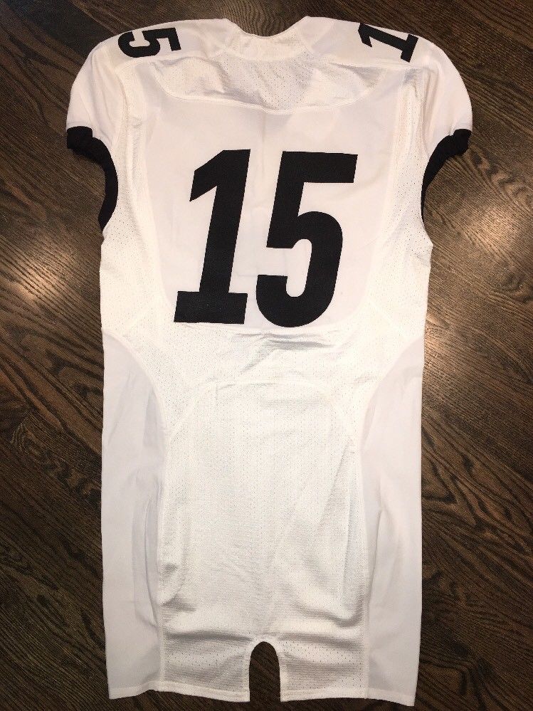 Game Worn Purdue Boilermakers Football Jersey Used Nike #15 Size 42 ...