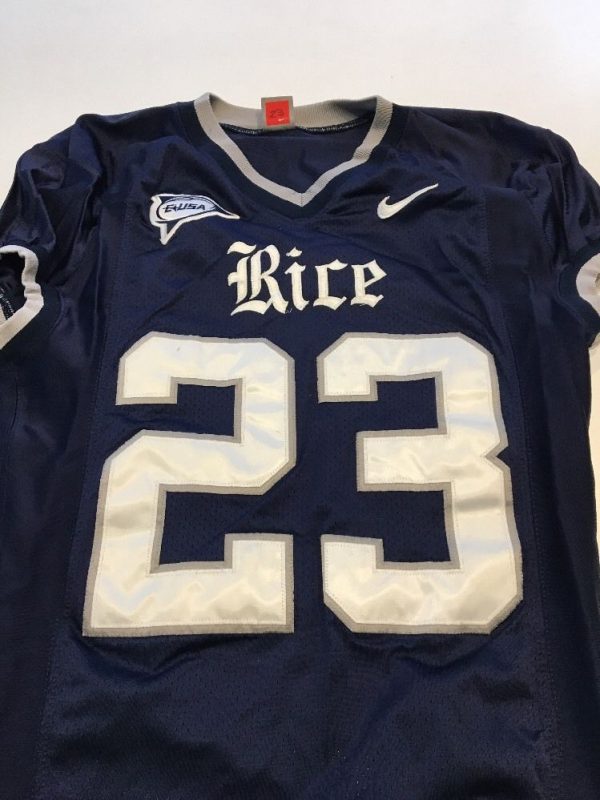 Game Worn Used Nike Rice Owls Football Jersey Size M #23 Carter – D1Jerseys