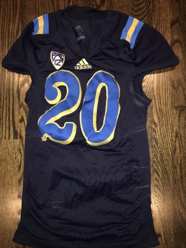 Game Worn UCLA Bruins Football Jersey Used adidas # Size L