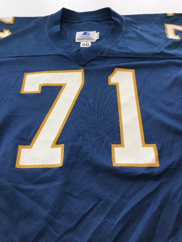 Game Worn Used Pittsburgh Panthers Pitt Football Jersey Size 56 #71 ...