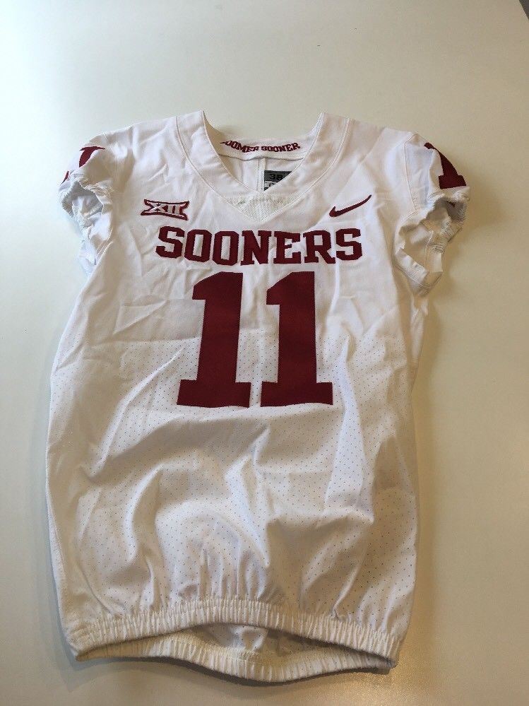 Game Worn Used Oklahoma Sooners OU Nike 