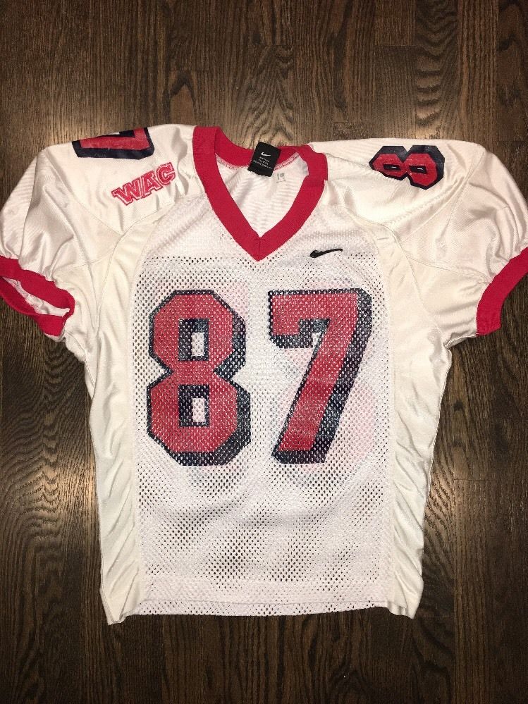 Game Worn Used Fresno State Bulldogs Football Jersey #87 Nike Size ...