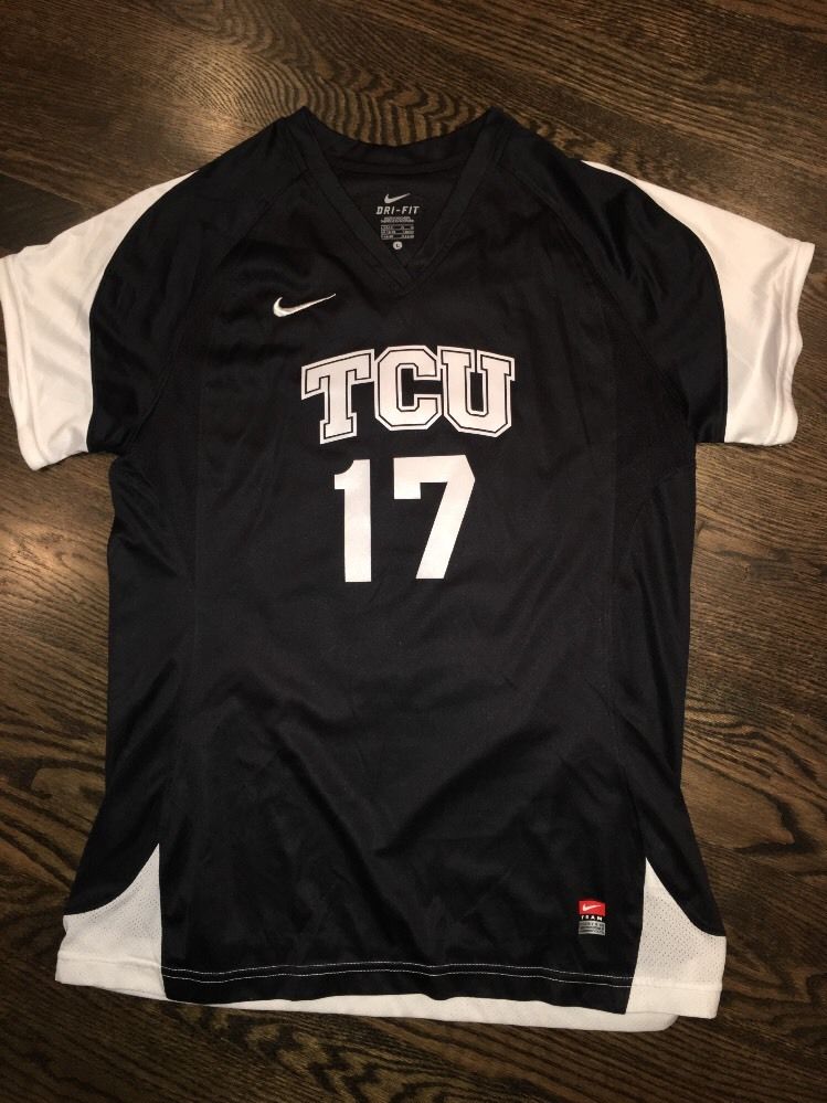 Game Worn TCU Horned Frogs Soccer Jersey Texas Christian Used Nike #17 ...