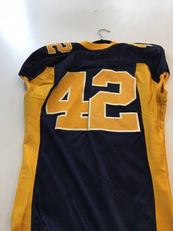 Game Worn Used Nike Cal Golden Bears Football Jersey #42 Size M – D1Jerseys