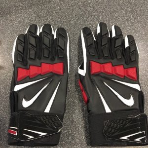 college football team issued gloves