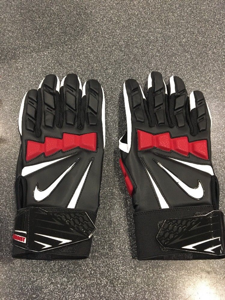 team issued college football gloves