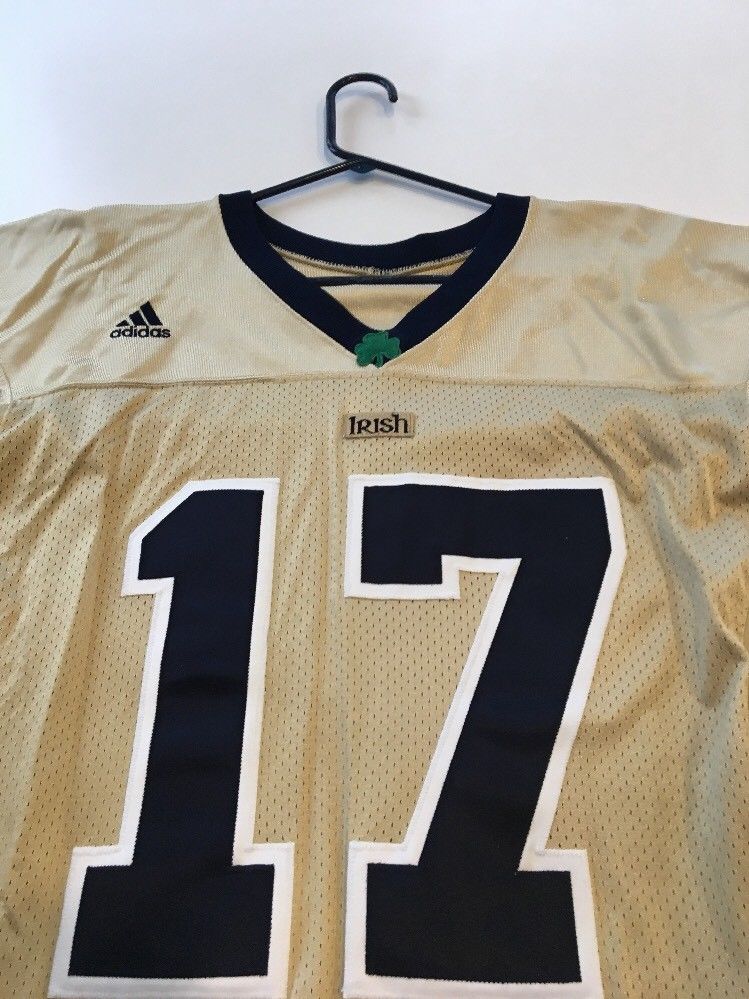 game worn notre dame football jersey