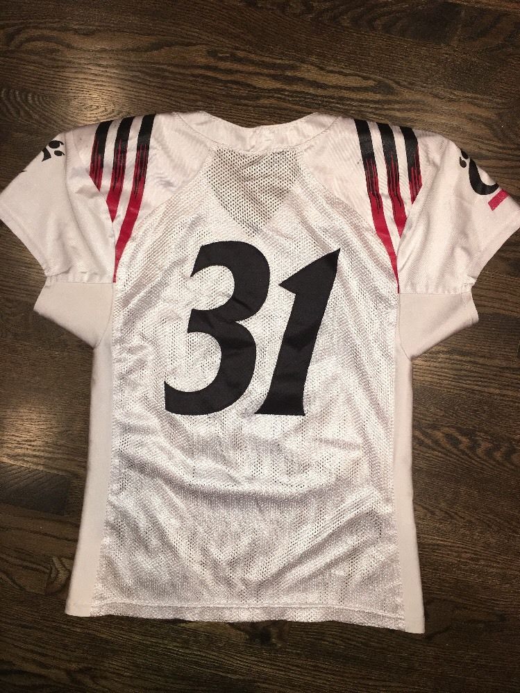 Game Worn Used Adidas Cincinnati Bearcats Football Jersey #31 Size L ...