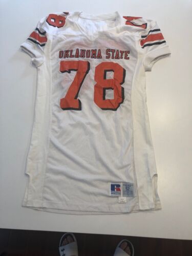 Game Worn Used Oklahoma State Cowboys  Football Jersey #78 Size 52
