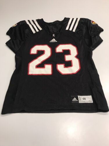 Game Worn Used Louisville Cardinals UL Football Jersey Adidas Size 46 #23