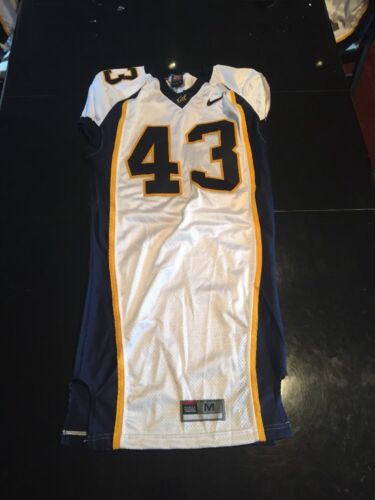 Game Worn Used Nike Cal Golden Bears Football Jersey #43 Size M