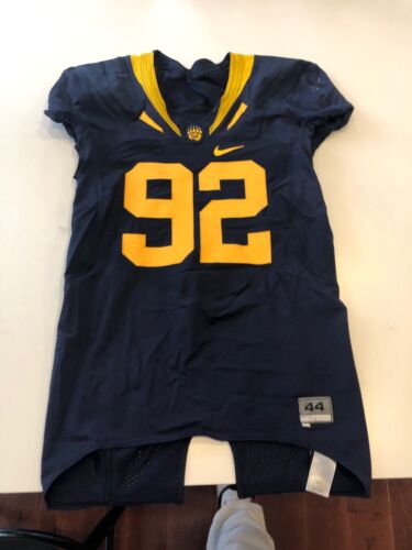 Game Worn Used Nike Cal Golden Bears Football Jersey #92 Size 44
