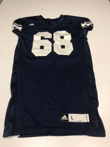 Game Worn Used Adidas Rice Owls Football Jersey Size L #68