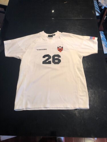Game Worn Used Princeton Tigers Soccer Jersey Size M DIADORA #26