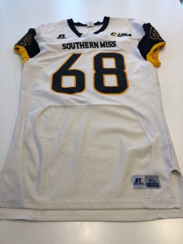 Game Worn Used Southern Mississippi Golden Eagles Football Jersey XL #68