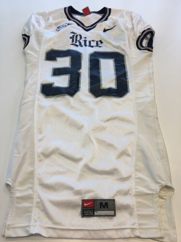 Game Worn Used Nike Rice Owls Football Jersey #30 Size M