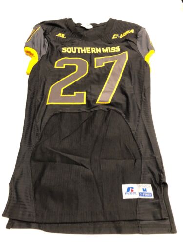 Game Worn Used Southern Mississippi Golden Eagles Football Jersey Medium #27