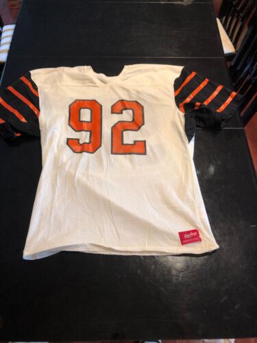 Game Worn Used Princeton Tigers Football Jersey #92 Rawlings Size 48