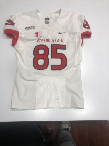Game Worn Used Fresno State Bulldogs Football Jersey Nike Medium  #85