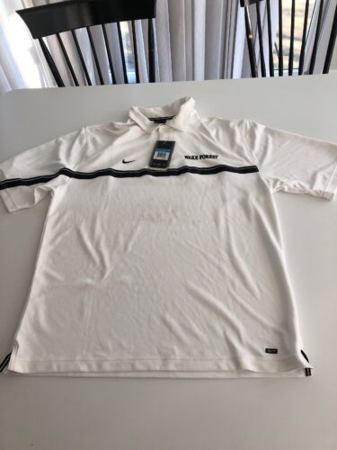 Team Issued Wake Forest Demon Deacons Basketball Golf Polo Shirt Medium