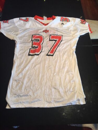 Game Worn Used Oklahoma State Cowboys  Football Jersey #37 Sports Belle XXL
