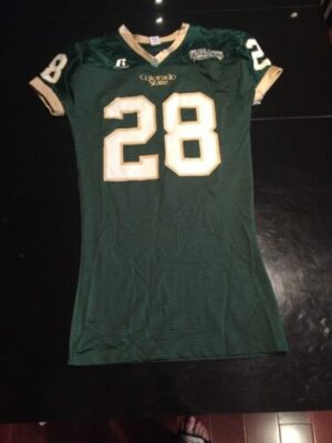 Game Worn Used Colorado State Rams Football Jersey #28 Size L (Copy)