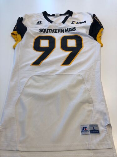Game Worn Used Southern Mississippi Golden Eagles Football Jersey Large #99